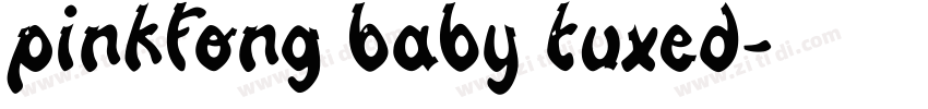 Pinkfong Baby Tuxed字体转换